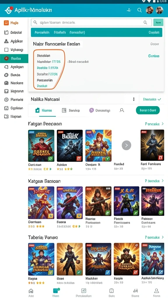 Tangkapan layar menampilkan aksi seru dalam game.