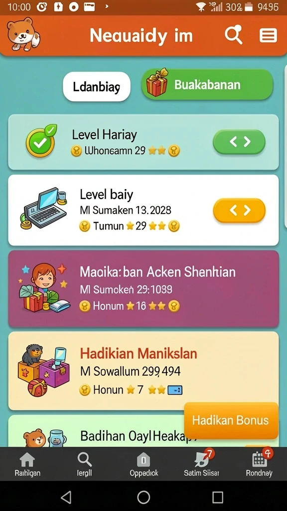 Keseruan bermain dengan teman-teman secara online.