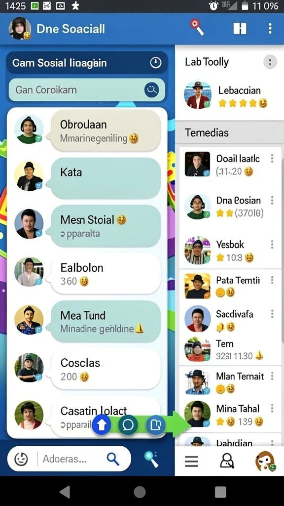 Tampilan antarmuka yang ramah pengguna.