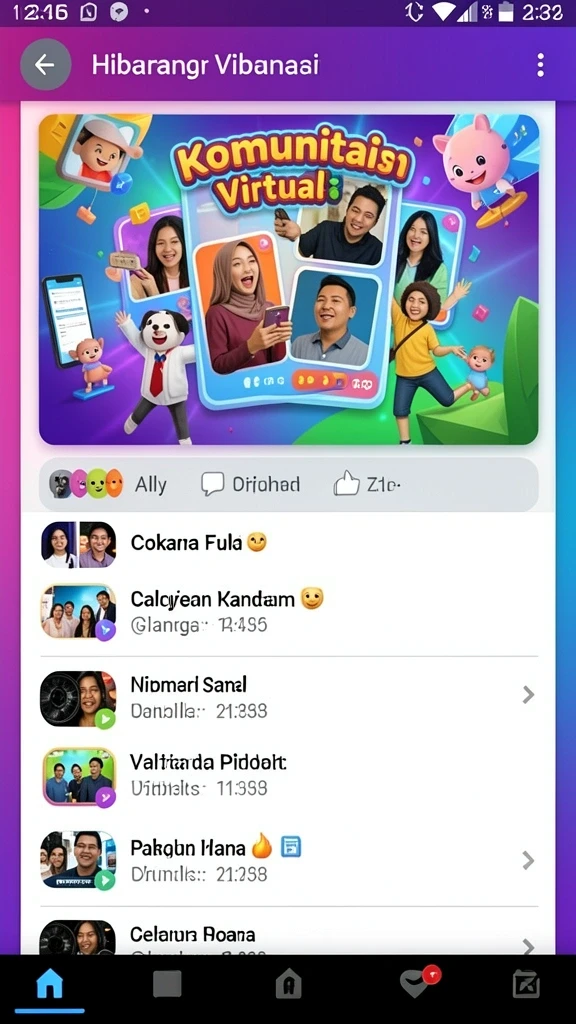 Tampilan awal aplikasi BANTENG69 yang menarik.