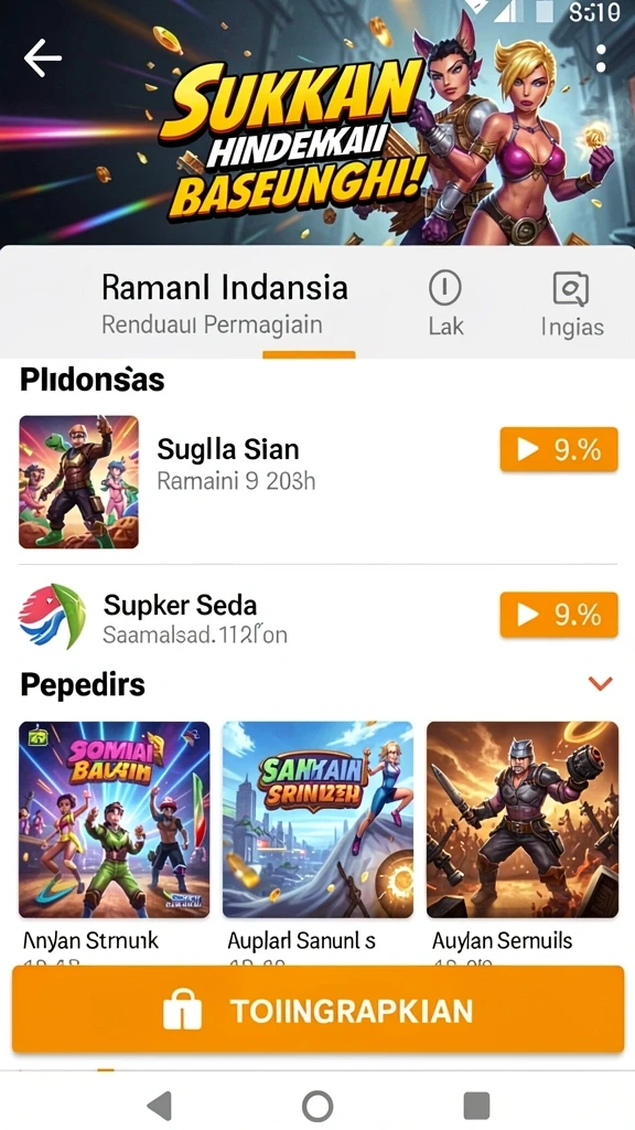 Tampilan antarmuka yang ramah pengguna.