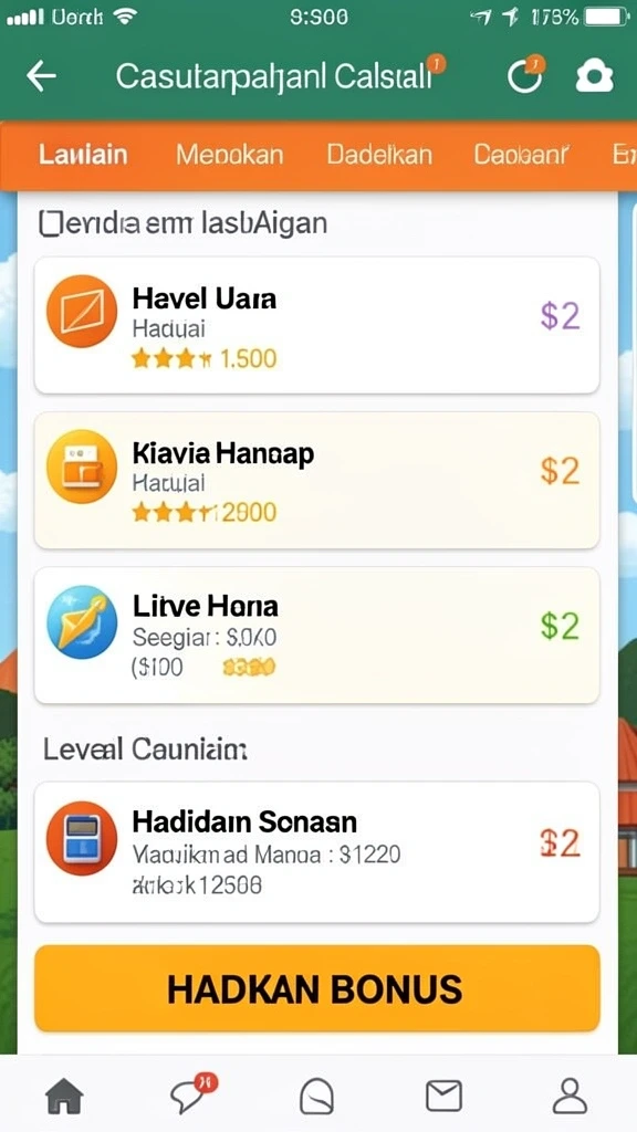 Pengalaman bermain yang menyenangkan dan menarik.
