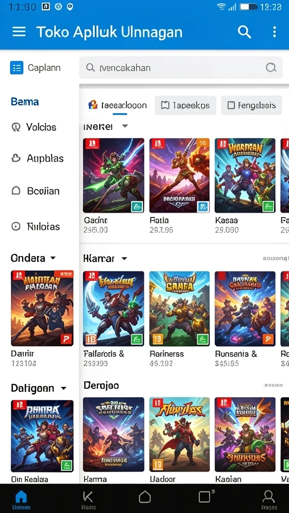 Menggambarkan karakter unik dalam game.