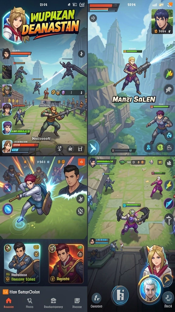 Tangkapan layar menunjukkan fitur multiplayer yang memungkinkan interaksi dengan pemain lain.