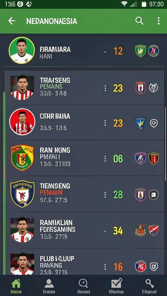 Tampilan antarmuka utama yang menarik.