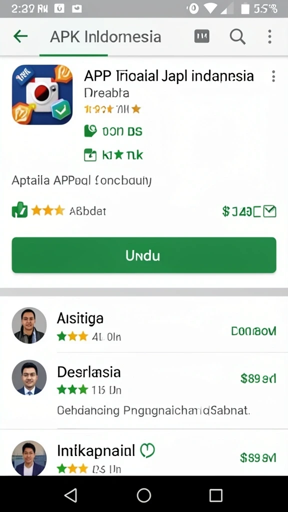 Tampilan menu awal yang menarik dan interaktif.