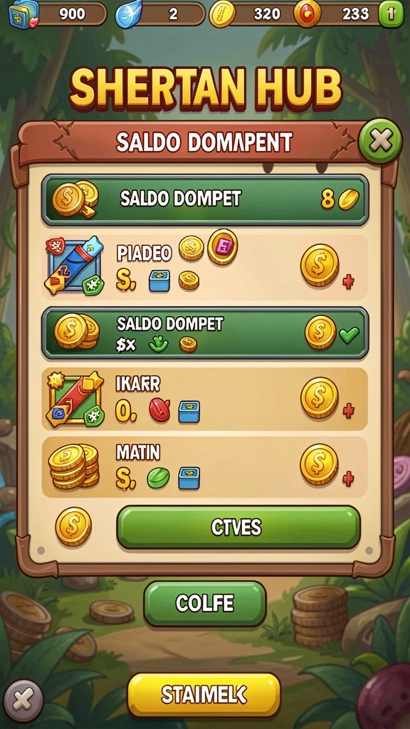 Aktivitas komunitas di dalam game yang menyenangkan.