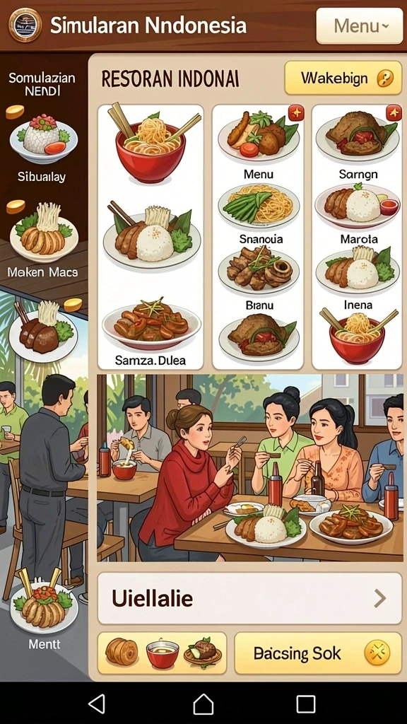 Tampilan antarmuka yang menarik dan mudah dinavigasi.