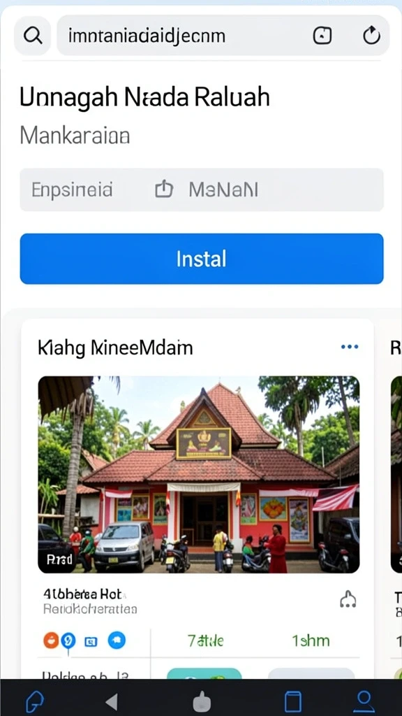 Tampilan antarmuka yang user-friendly.