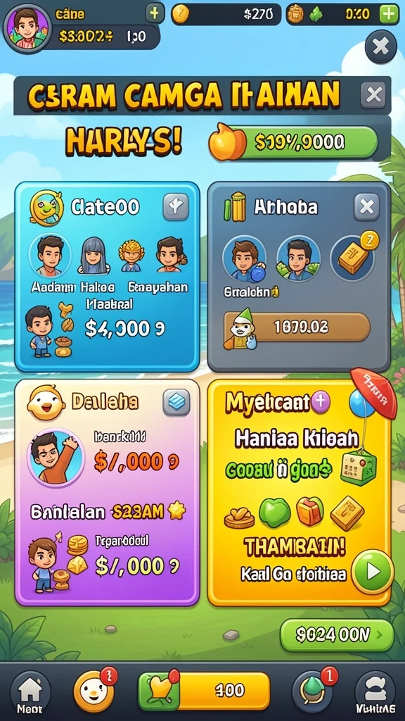 Beragam level menantang yang siap untuk dijelajahi.