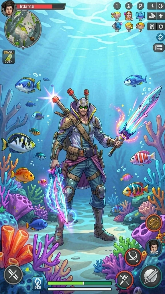 Tangkapan layar menampilkan mode multiplayer yang mendebarkan.