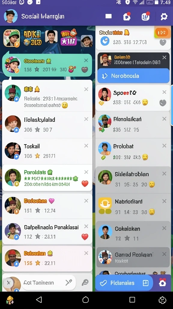 Beragam tema permainan slot yang seru.