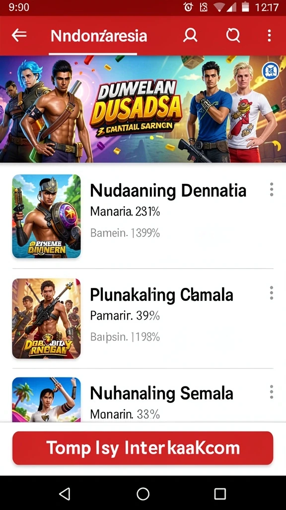 Berbagai pilihan permainan yang mengasyikkan.