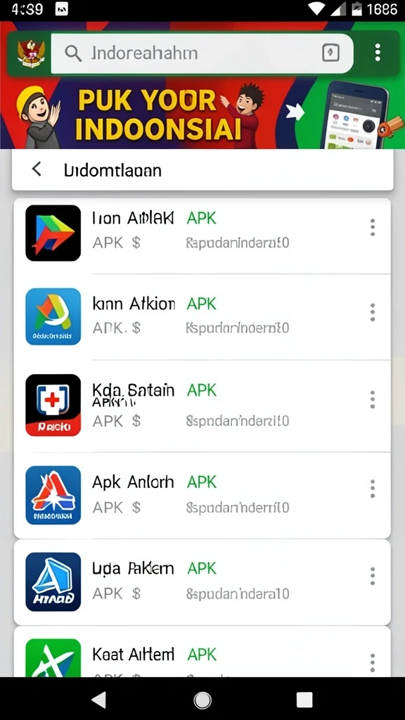 Tampilan antarmuka aplikasi OVABET yang menarik.