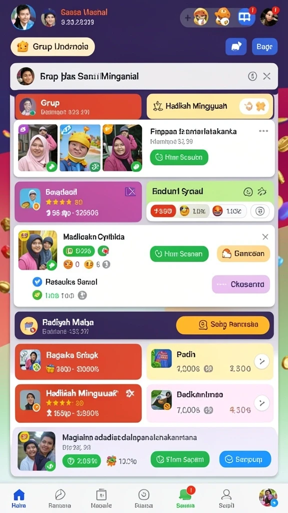 Tampilan antarmuka yang menarik dan mudah digunakan.