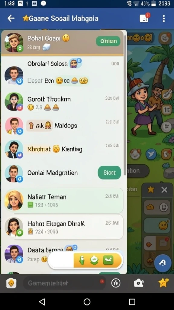 Fitur kustomisasi karakter yang menyenangkan.