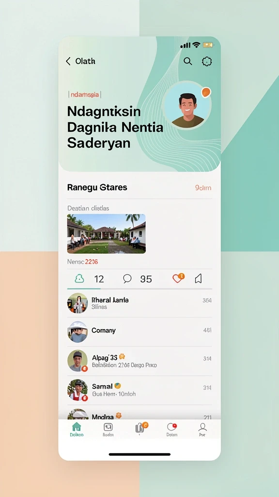 Tampilan awal yang menarik dan intuitif.