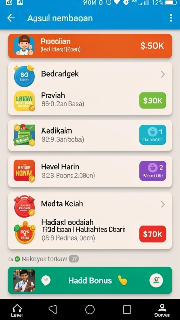 Berbagai mode permainan yang seru untuk dicoba.