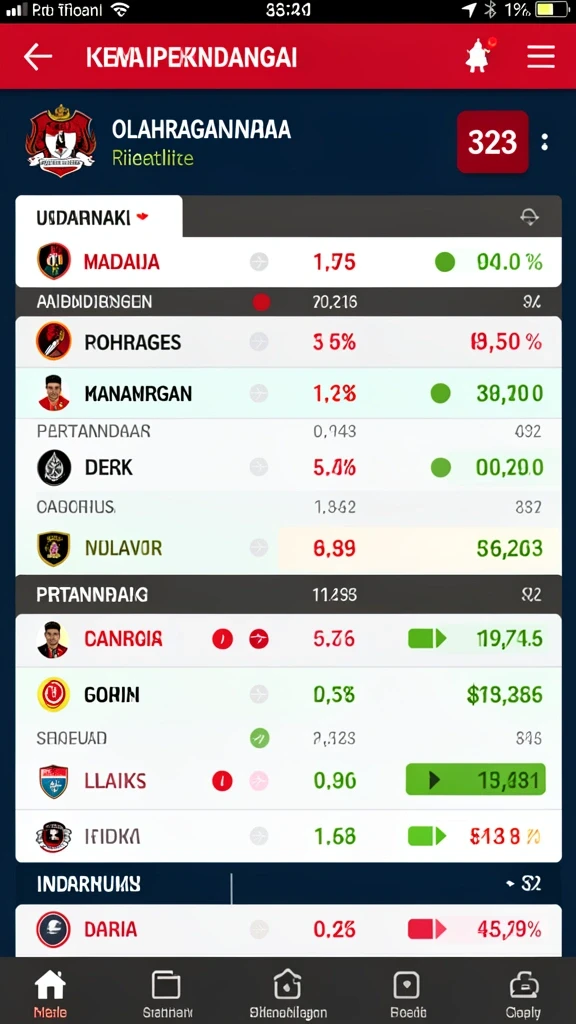 Tampilan menu utama RDI88 yang menarik dan mudah dinavigasi.