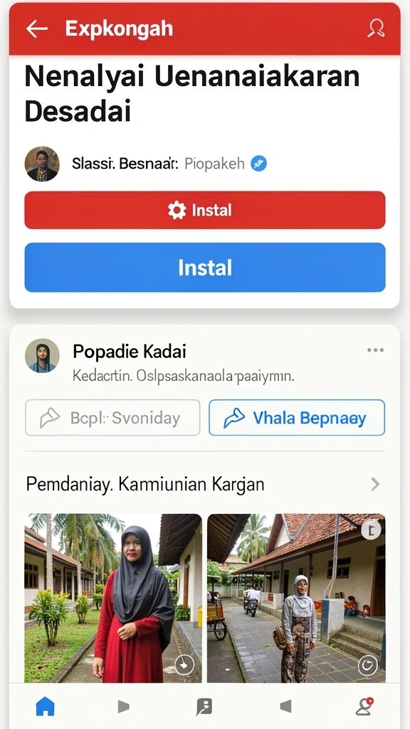 Karakter karakter dengan desain yang menarik dan beragam.