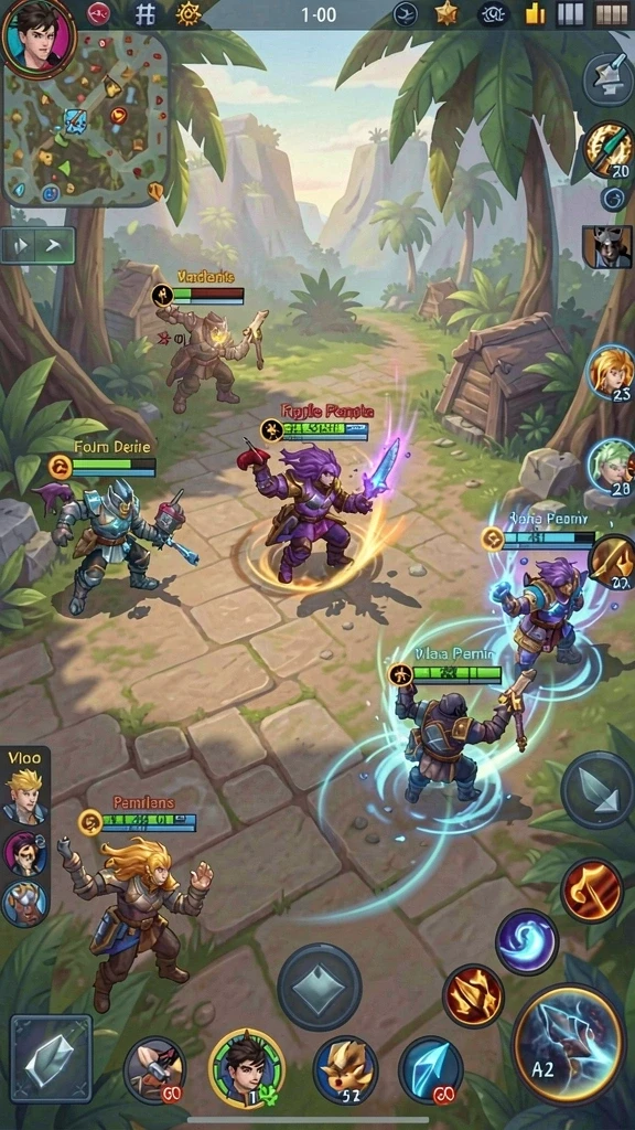 Visual menakjubkan dari karakter utama dalam permainan.