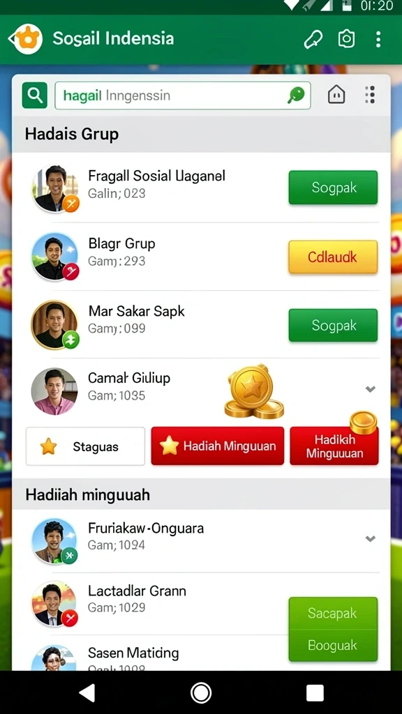 Pengalaman bermain yang interaktif dan menyenangkan.