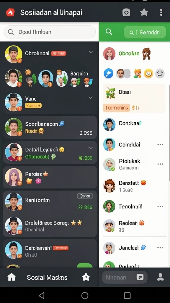 Antarmuka permainan yang sederhana dan mudah dipahami.