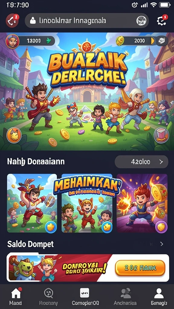 Komunitas aktif di dalam aplikasi untuk berbagi tips bermain.
