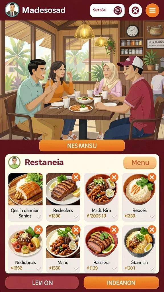 Fitur sosial yang memungkinkan interaksi dengan pemain lain.