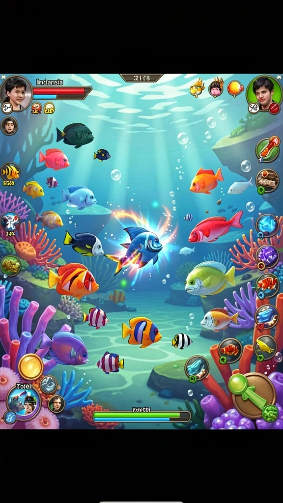 Screenshot dari level menantang dengan rintangan yang unik.